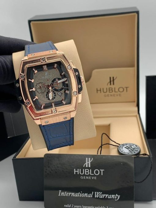 Hublot Leather Strap Wristwatch