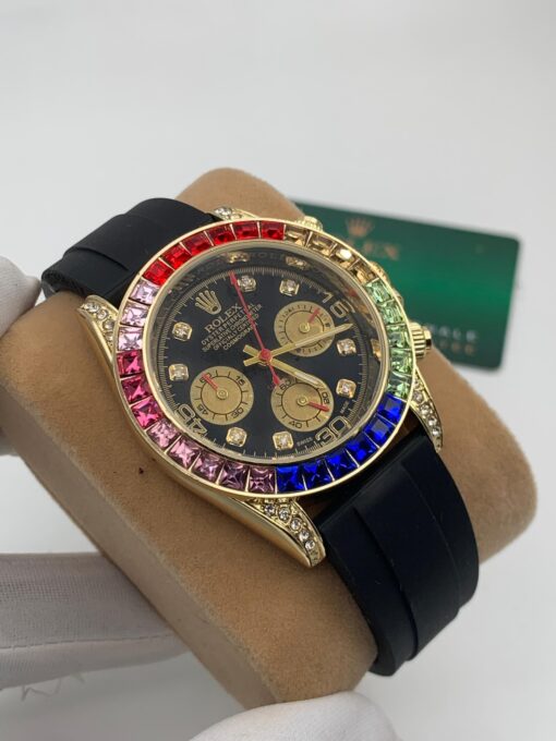 MEN ROLEX RUBBER-STRAP WRISTWATCH - Image 2