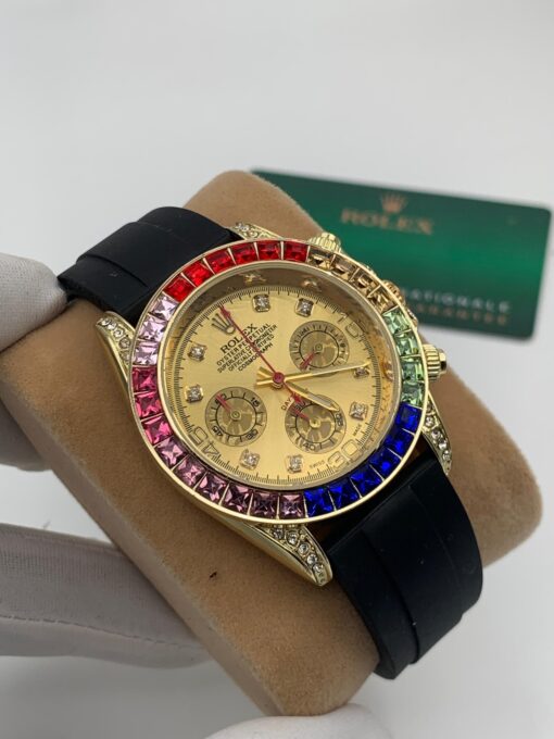 MEN ROLEX RUBBER-STRAP WRISTWATCH - Image 3