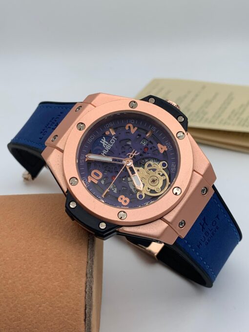 HUBLOT LEATHER STRAP WRISTWATCH - Image 11