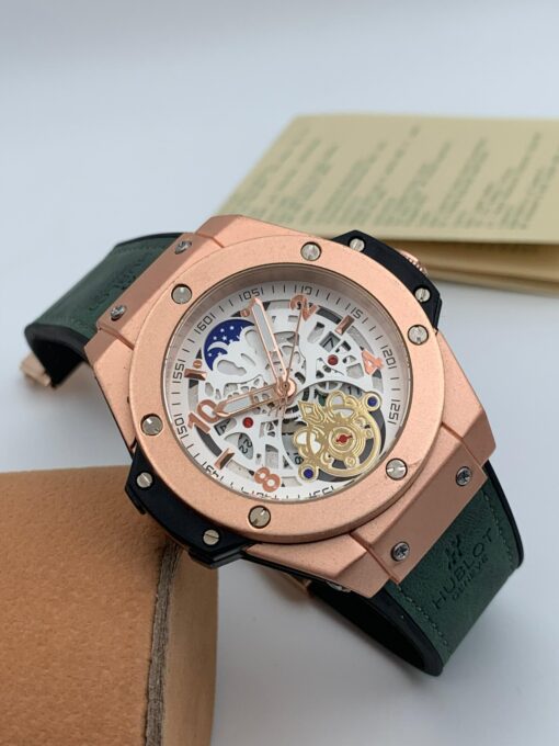 HUBLOT LEATHER STRAP WRISTWATCH - Image 8