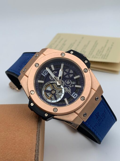 HUBLOT LEATHER STRAP WRISTWATCH - Image 5