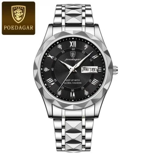 POEDAGAR Chain Strapped Wristwatch - Image 2