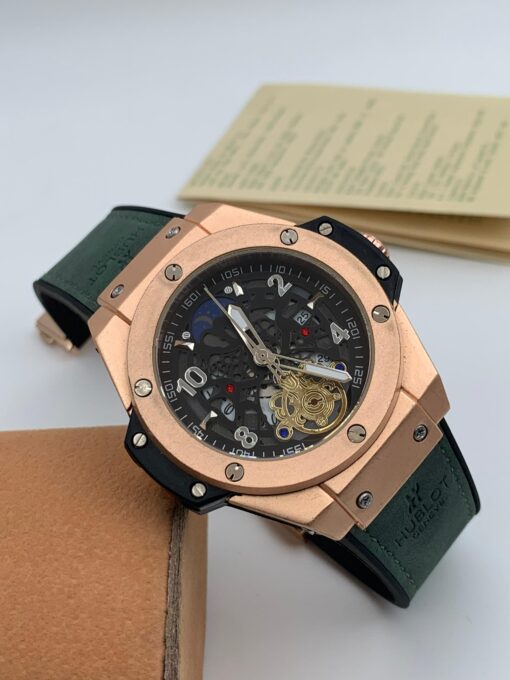 HUBLOT LEATHER STRAP WRISTWATCH - Image 7