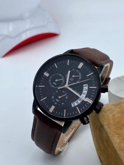 BAILISHI LEATHER STRAPPED WRISTWATCH - Image 4