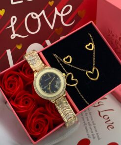 UNIQUE LADIES SET WRISTWATCH