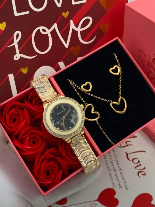 UNIQUE LADIES SET WRISTWATCH