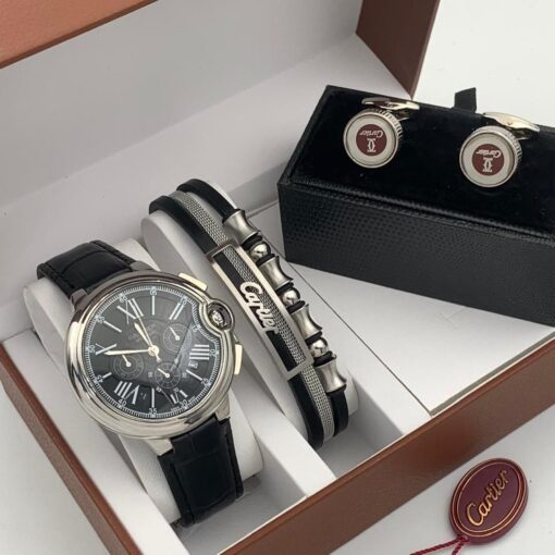 Full Cartier Men Wristwatch Set - Image 6