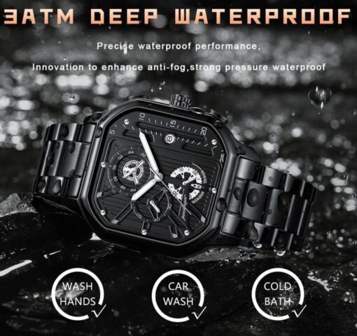 POEDAGAR WATERPROOF WRISTWATCH - Image 4