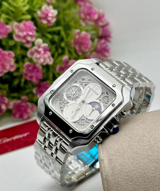 CARTIER CHAIN-STRAPPED WRISTWATCH - Image 4