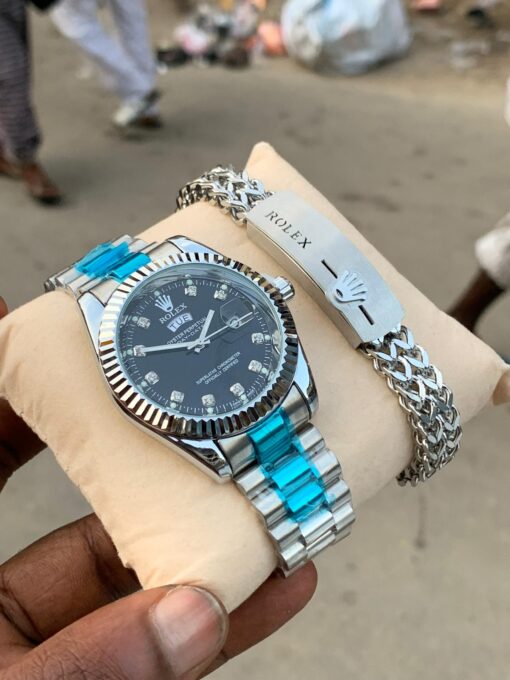 ROLEX CHAIN STRAP + BRACELET WATCH - Image 20