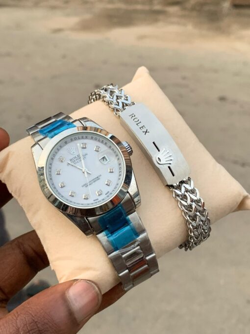 ROLEX CHAIN STRAP + BRACELET WATCH - Image 15