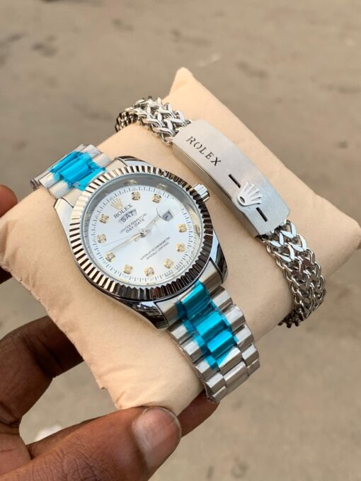 ROLEX CHAIN STRAP + BRACELET WATCH - Image 11