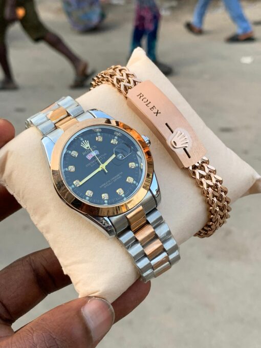 ROLEX CHAIN STRAP + BRACELET WATCH