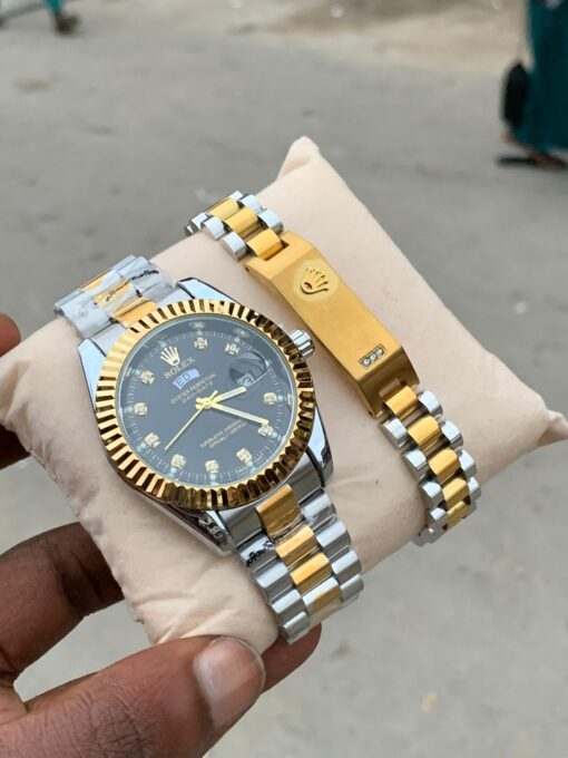 ROLEX CHAIN STRAP + BRACELET WATCH - Image 3