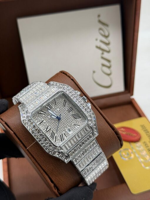 Cartier Santos Ice Wristwatch - Image 7