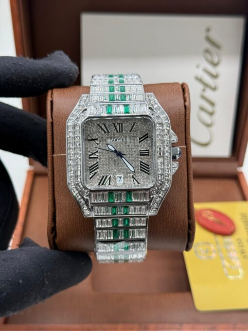 Cartier Santos Ice Wristwatch - Image 3