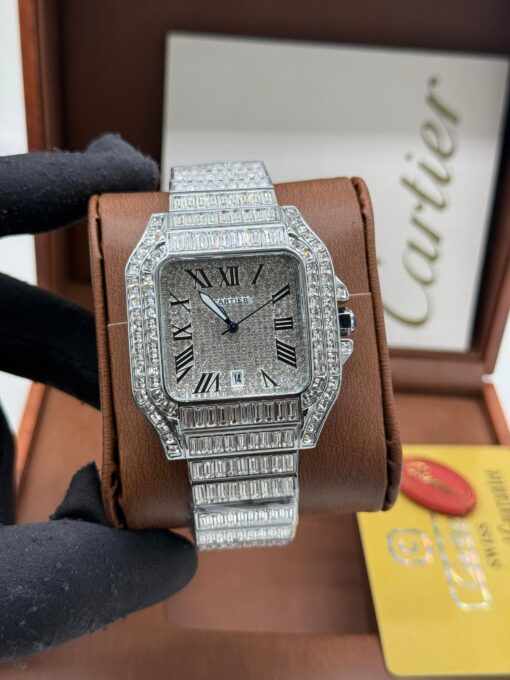 Cartier Santos Ice Wristwatch - Image 5