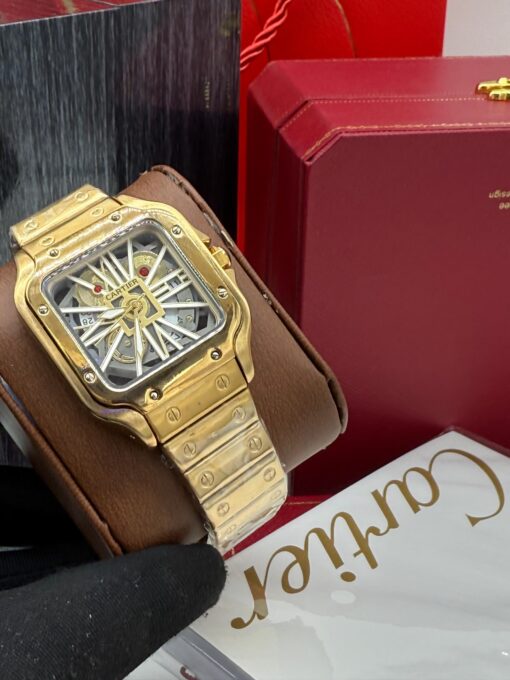 Cartier Skeleton Face Wristwatch - Image 6