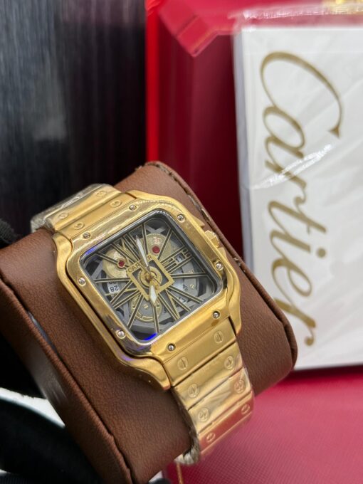 Cartier Skeleton Face Wristwatch - Image 7