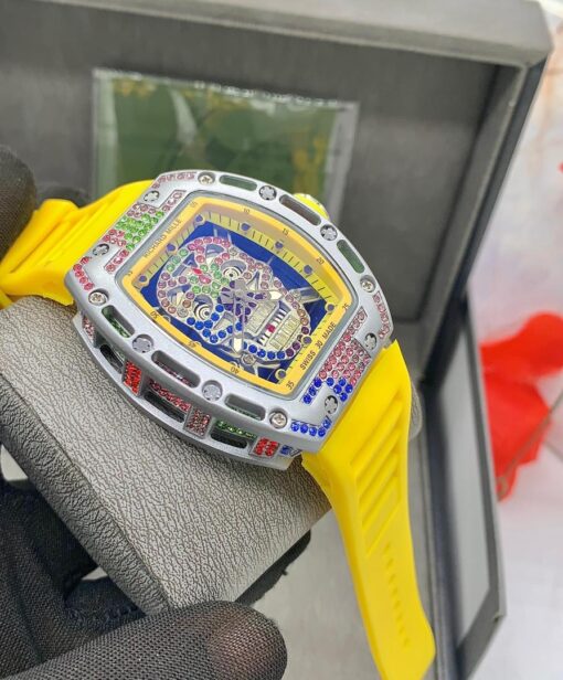 Richard Mille Multi-Color Stone Wristwatch - Image 2