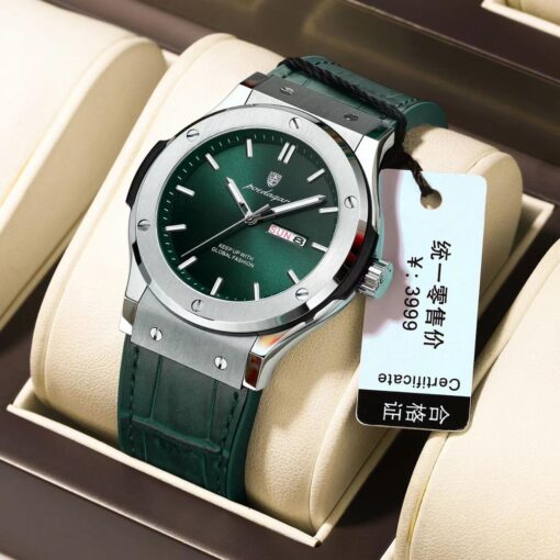 POEDAGAR Waterproof Wristwatch with Sapphire Glass - Image 7