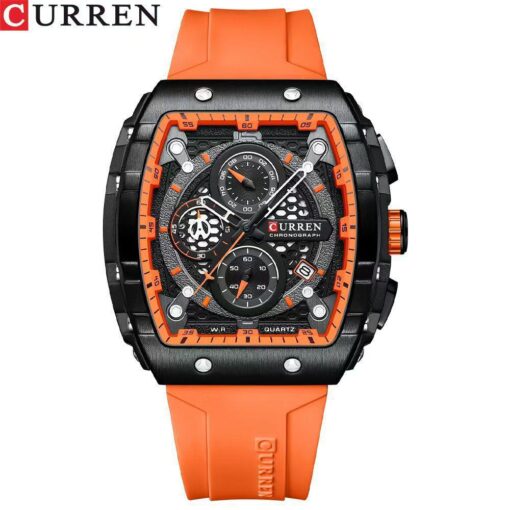 CURREN RUBBER STRAP WRISTWATCH