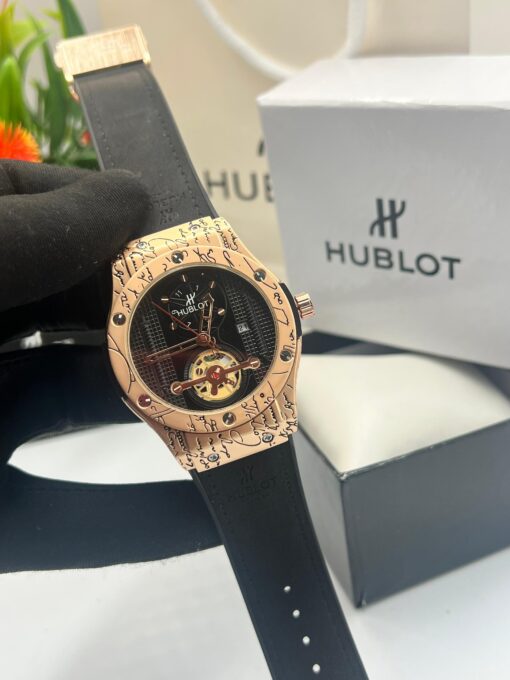 Hublot Leather Strap Watch - Image 10