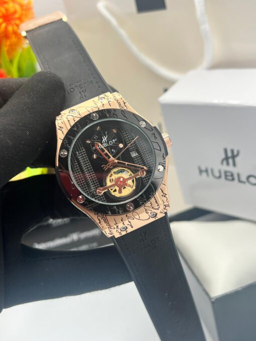 Hublot Leather Strap Watch