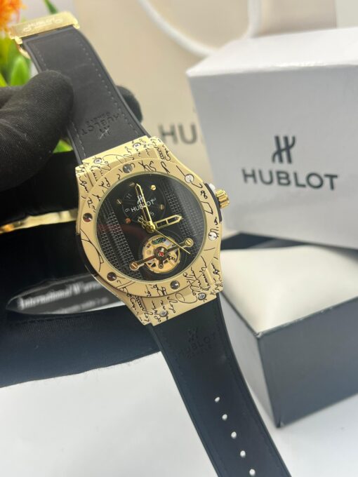 Hublot Leather Strap Watch - Image 7