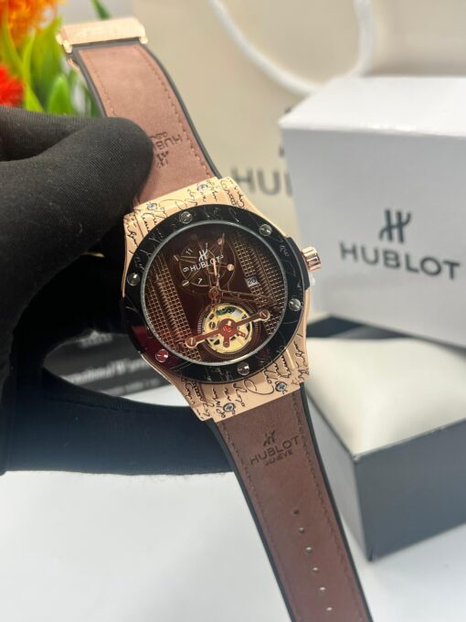 Hublot Leather Strap Watch - Image 2