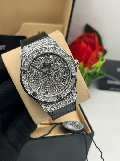 HUBLOT LEATHER ICE WATCH - Image 6