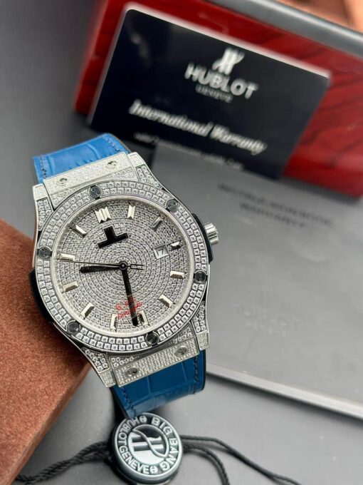 HUBLOT LEATHER ICE WATCH