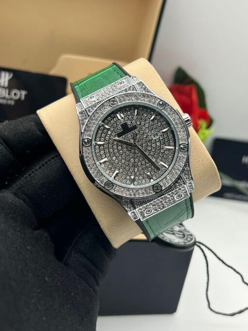 HUBLOT LEATHER ICE WATCH - Image 5