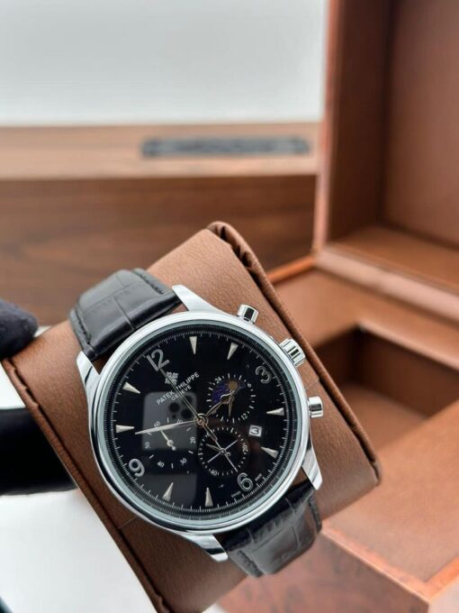 PATEK LEATHER STRAP WATCH - Image 3