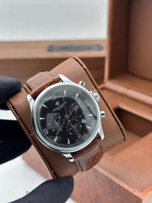 PATEK LEATHER STRAP WATCH - Image 2