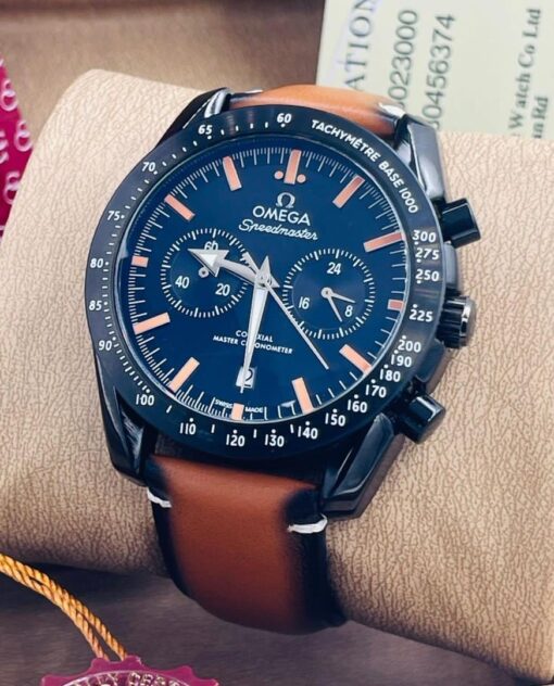 OMEGA SEAMASTER LEATHER WATCH - Image 9