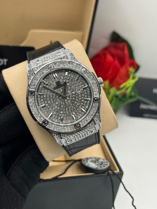 HUBLOT LEATHER ICE WATCH - Image 3