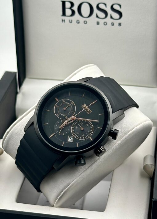 HUGO BOSS RUBBER STRAP WRISTWATCH - Image 4