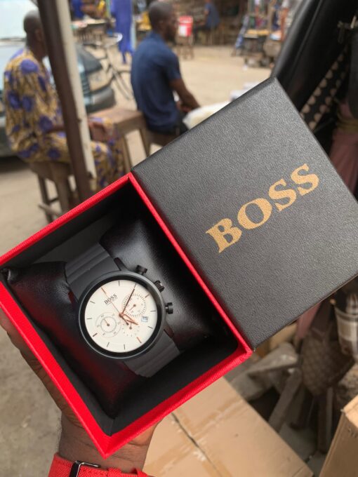 HUGO BOSS RUBBER STRAP WRISTWATCH - Image 2