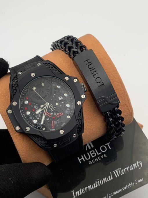 HUBLOT LEATHER STRAP AND BRACELET - Image 6