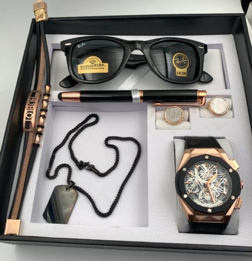 HUBLOT HIGH QUALITY MEN SET WRISTWATCH - Image 2