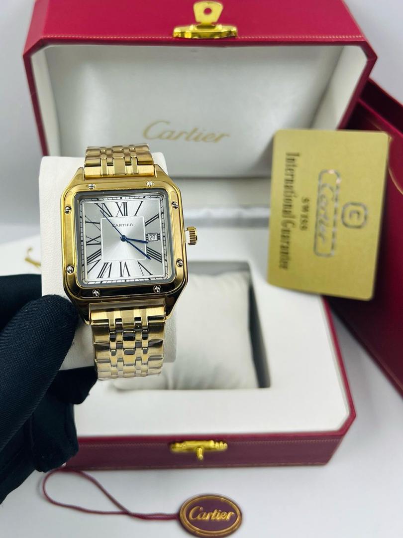 CARTIER STAINLESS CHAIN WRISTWATCH - Image 7