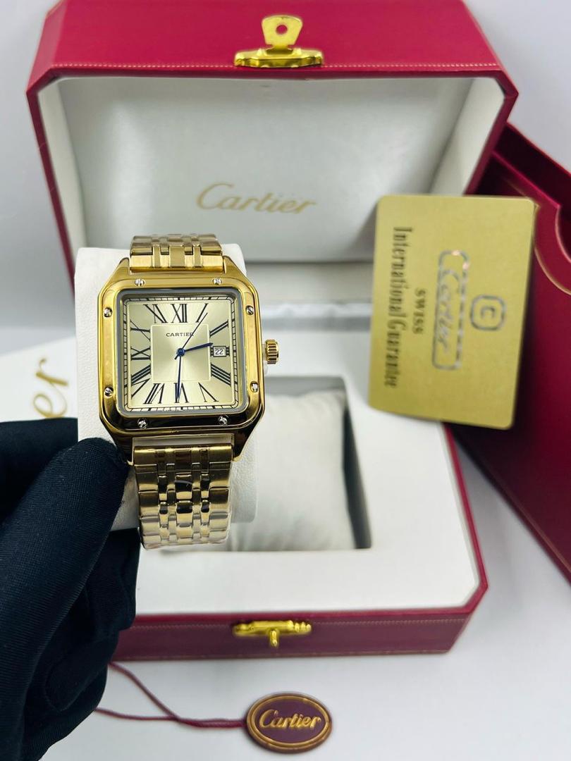 CARTIER STAINLESS CHAIN WRISTWATCH - Image 4