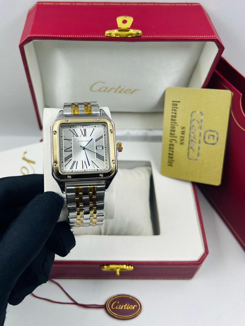 CARTIER STAINLESS CHAIN WRISTWATCH - Image 5