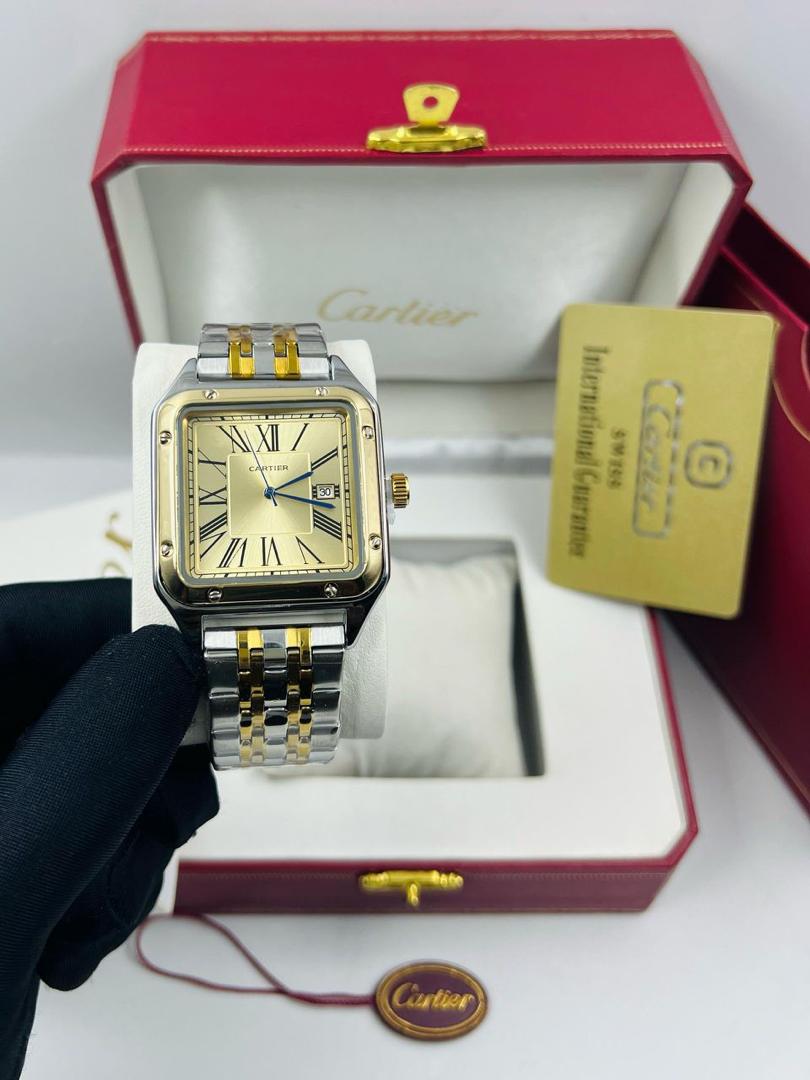 CARTIER STAINLESS CHAIN WRISTWATCH - Image 6