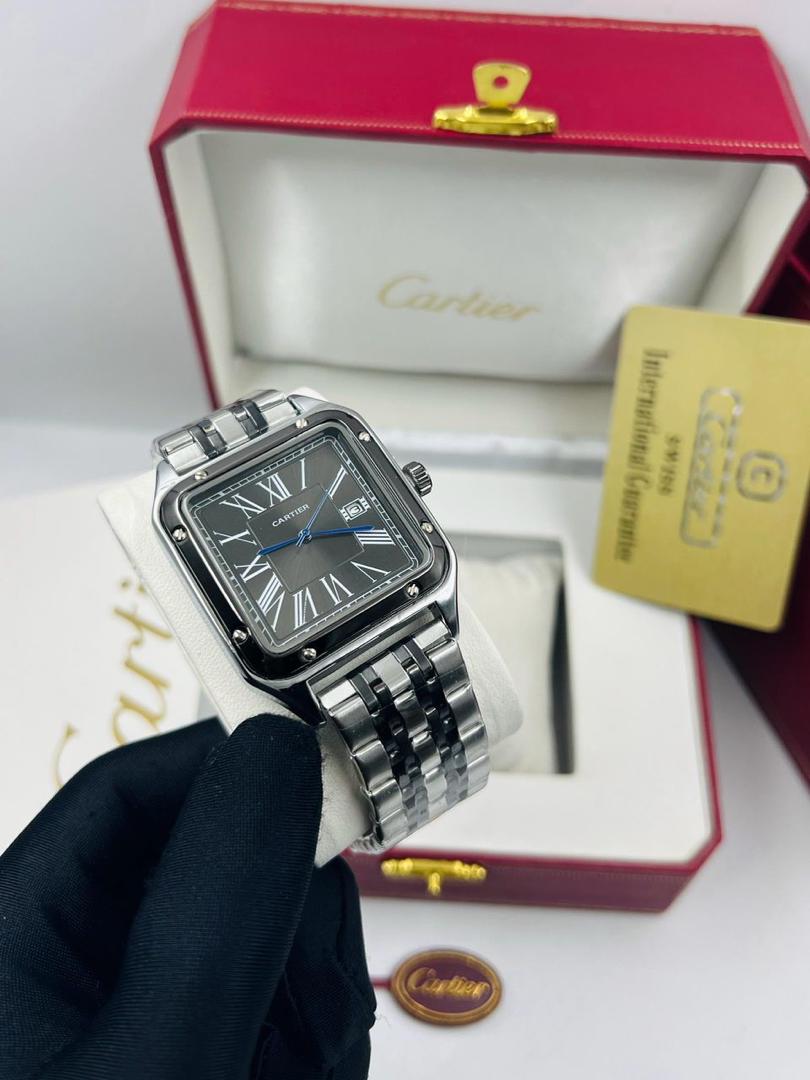 CARTIER STAINLESS CHAIN WRISTWATCH - Image 3