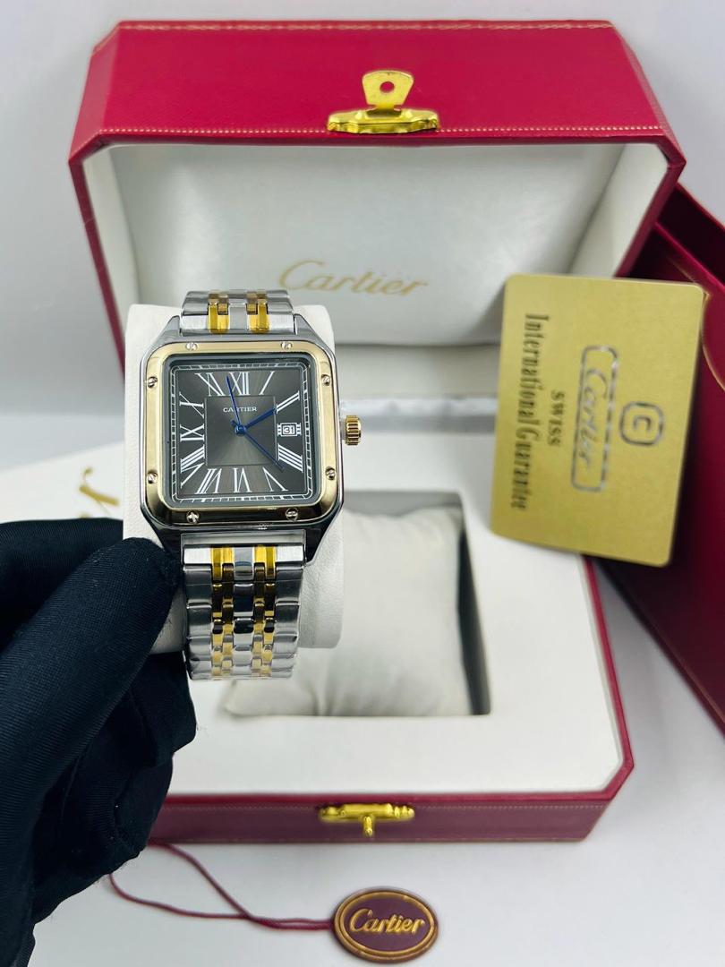 CARTIER STAINLESS CHAIN WRISTWATCH