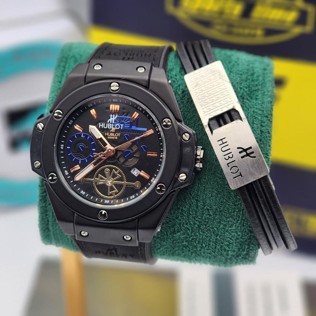 HUBLOT LEATHER SET WRISTWATCH - Image 3