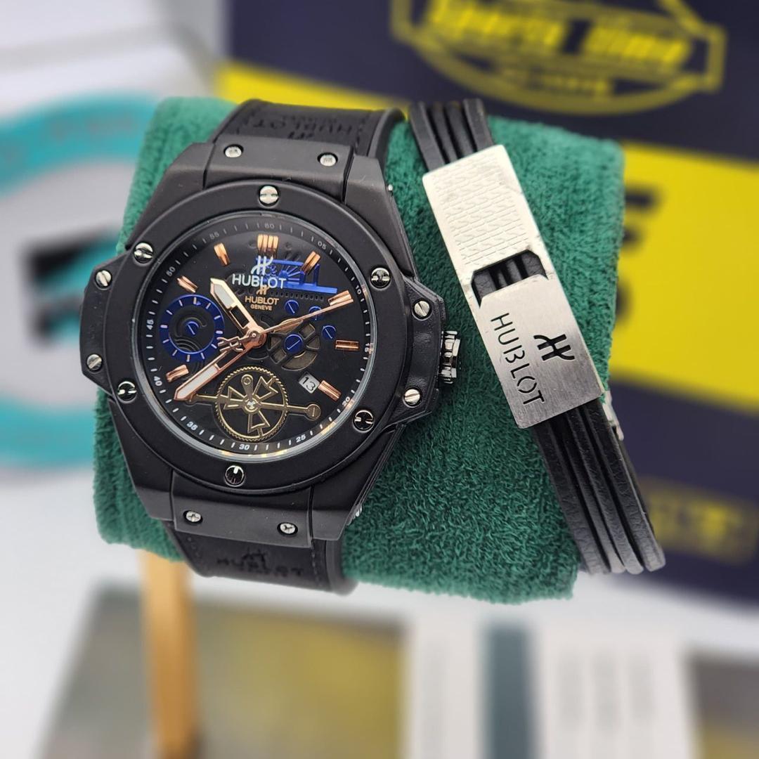 HUBLOT LEATHER SET WRISTWATCH - Image 2